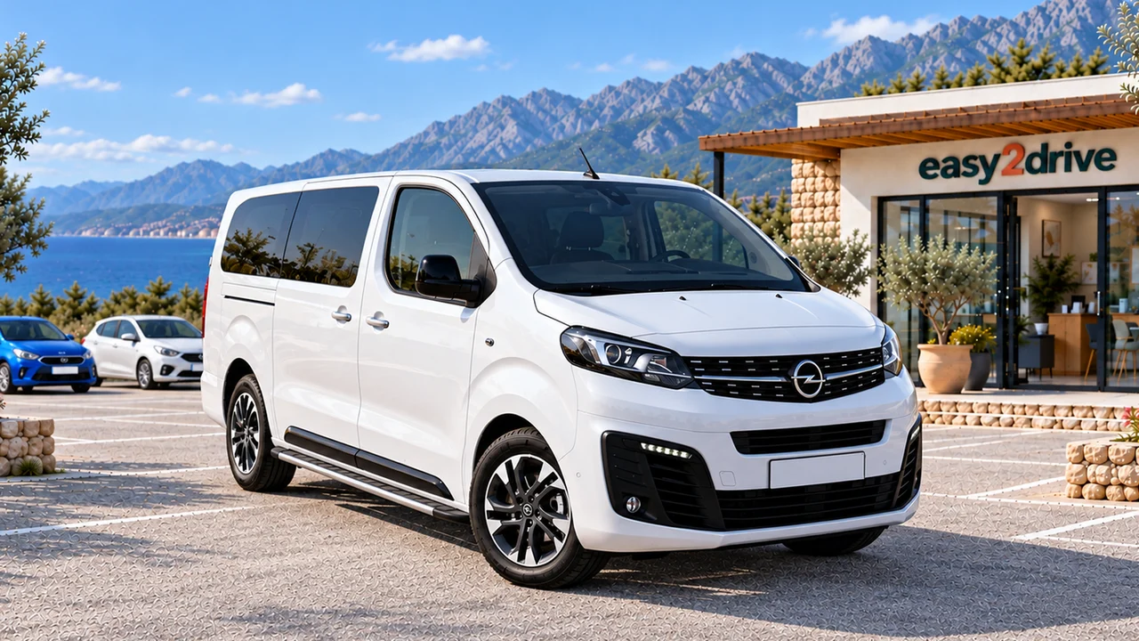 Opel Zafira 9 seats 2023 — Kemer, white